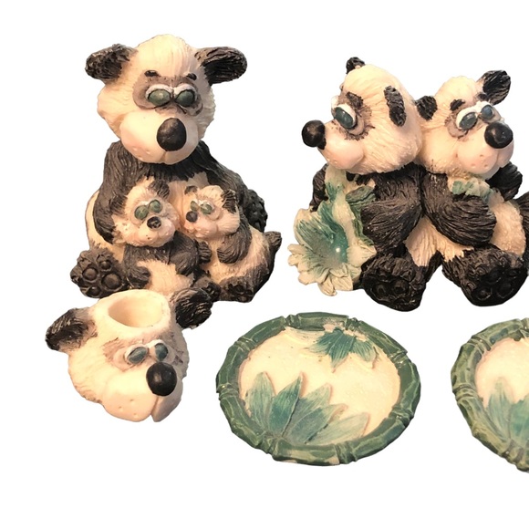 Panda Family Miniature Tea Set - Picture 4 of 9